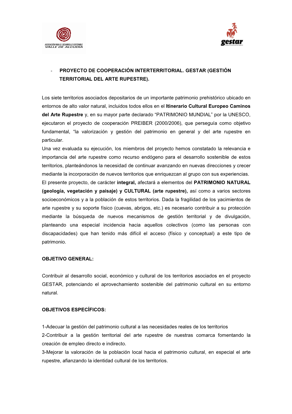 Documento Resumen Gestar