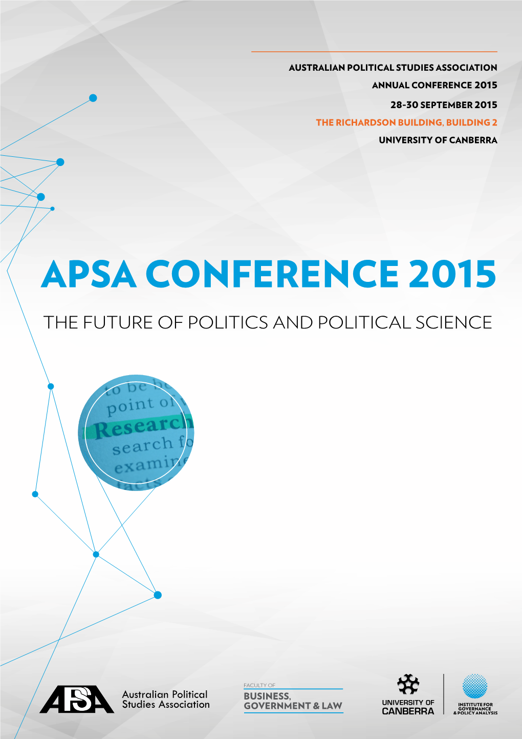 Australian Political Studies Association Annual Conference 2015