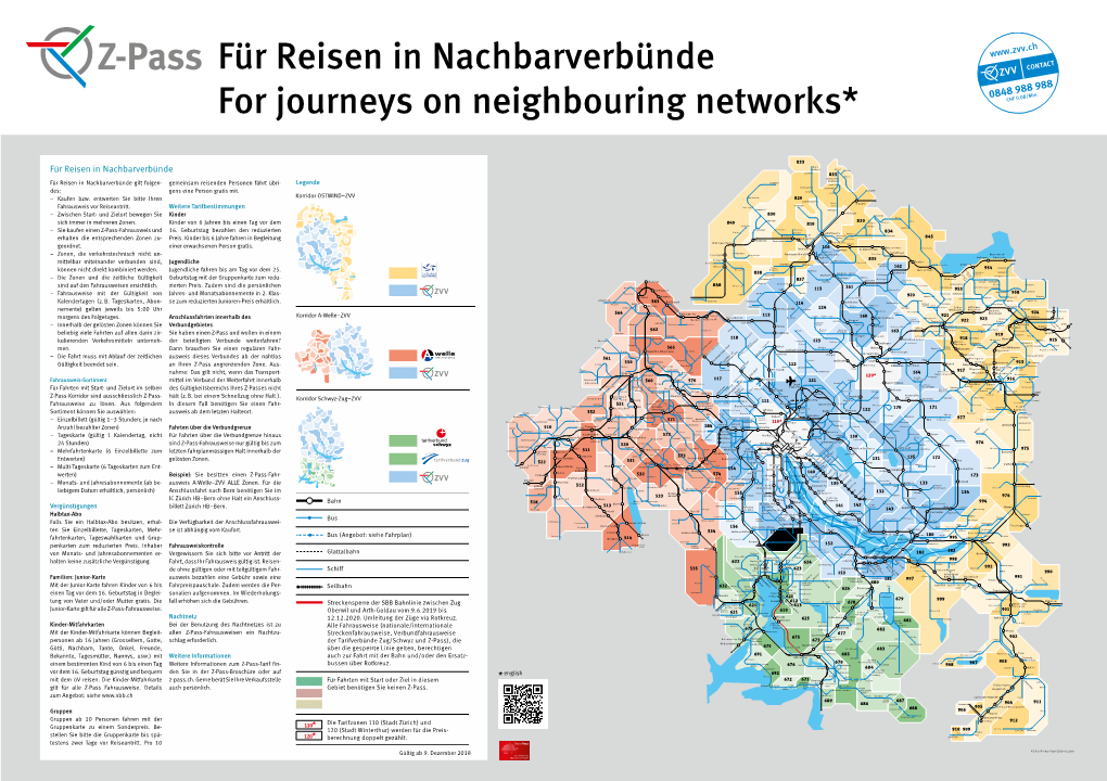 * Für Reisen in Nachbarverbünde