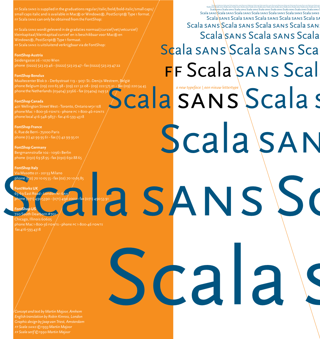 Leaflet Scala Sans