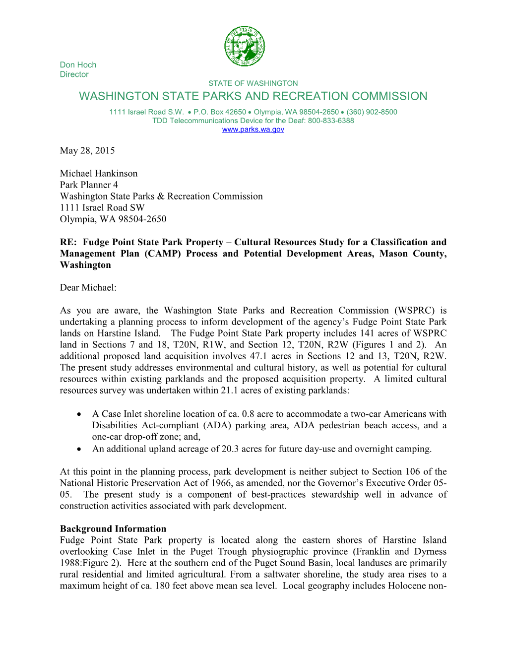 Washington State Parks and Recreation Commission