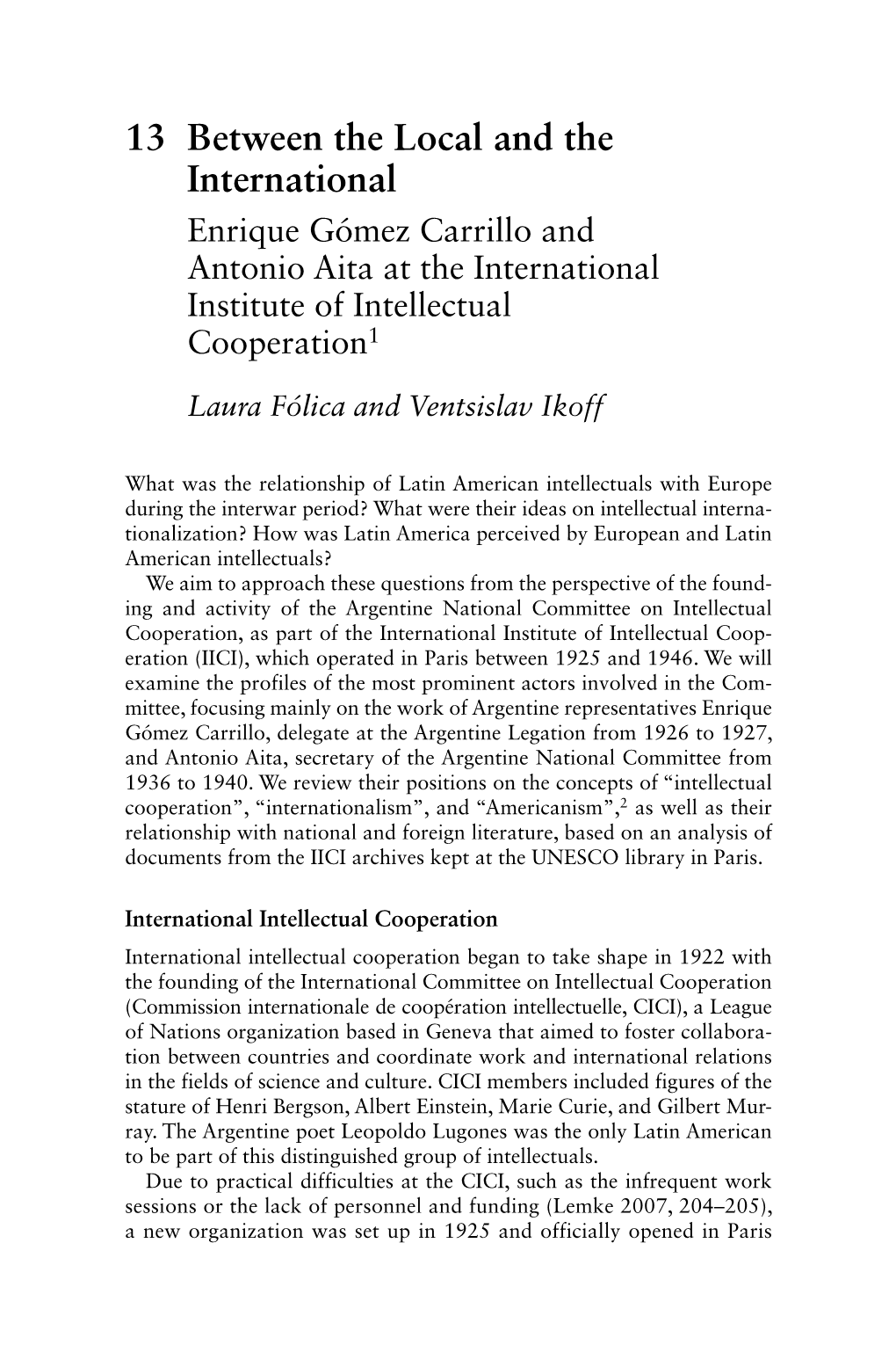 Cultural Organizations, Networks and Mediators in Contemporary Ibero-America