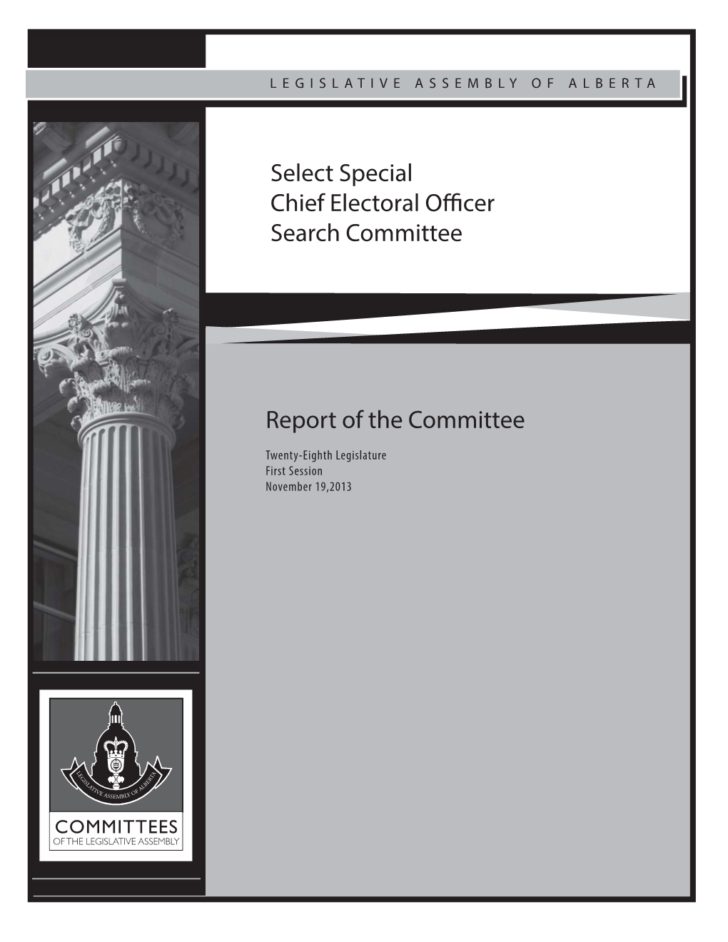 Select Special Chief Electoral Officer Search Committee
