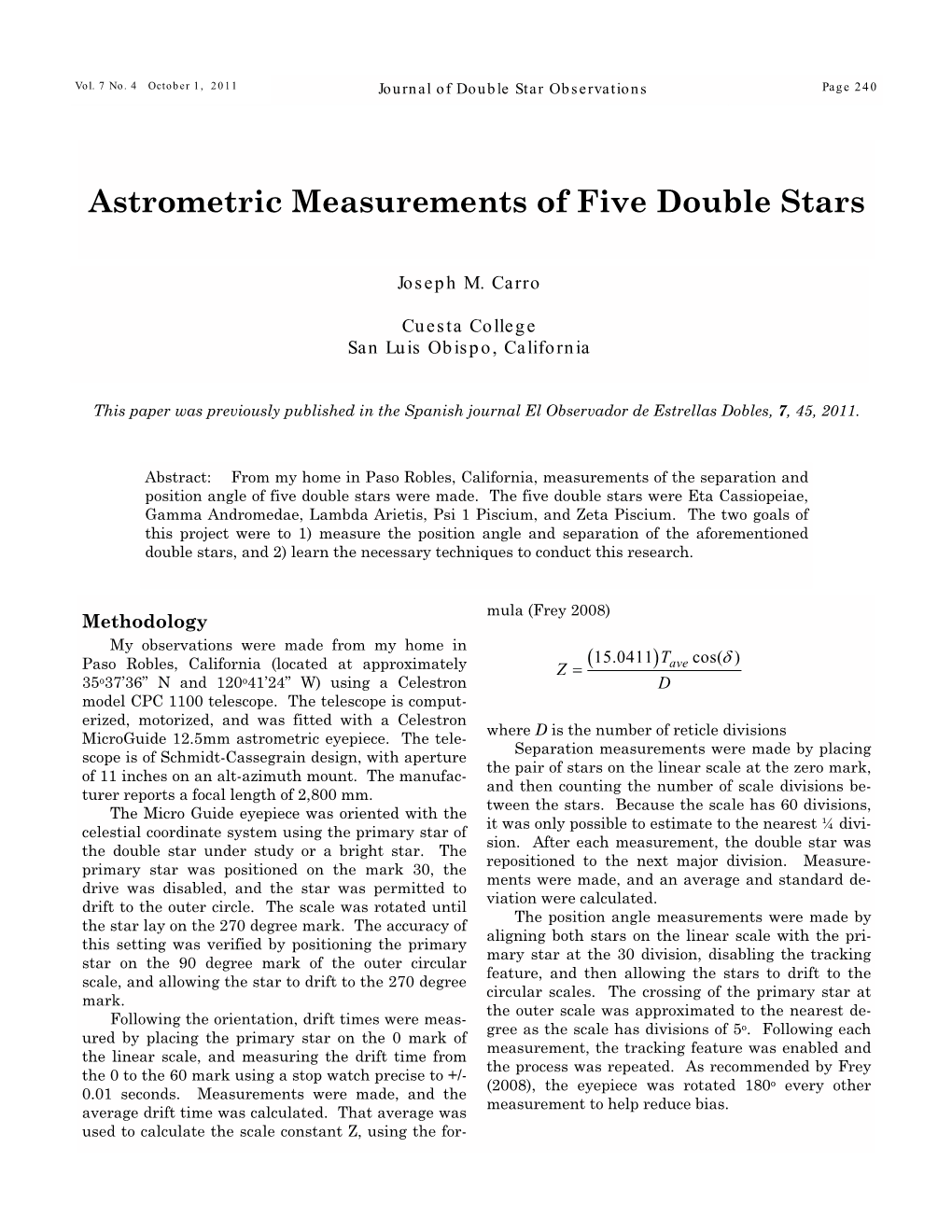 Astrometric Measurements of Five Double Stars