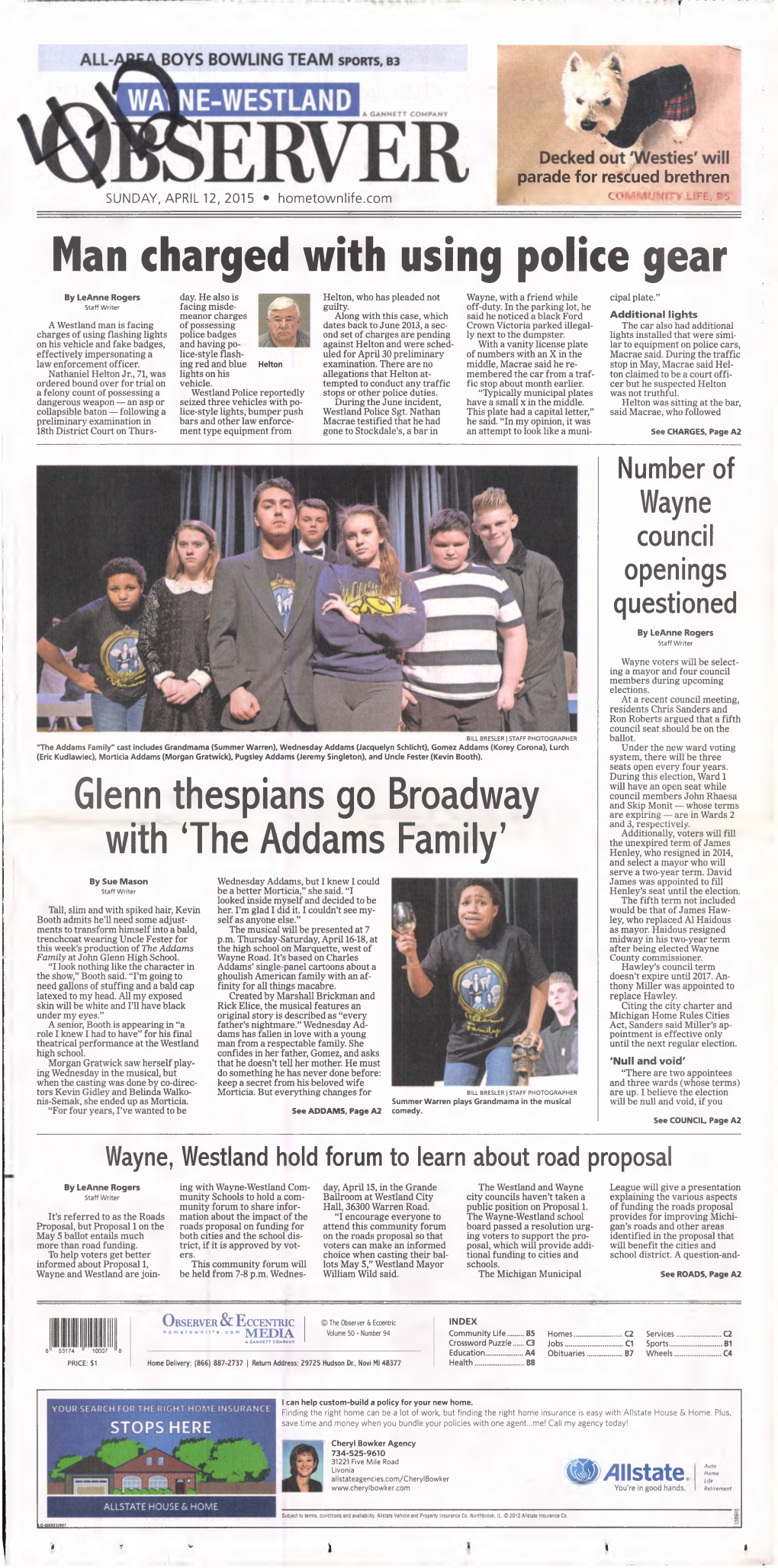 Glenn Thespians Go Broadway with 'The Addams Family'