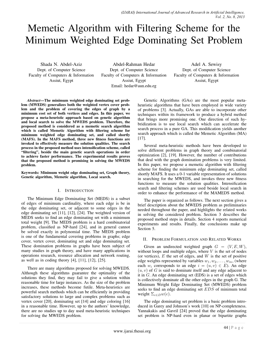 Memetic Algorithm with Filtering Scheme for the Minimum Weighted Edge Dominating Set Problem