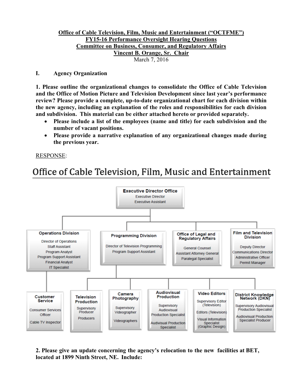 Office of Cable Television, Film, Music and Entertainment (“OCTFME