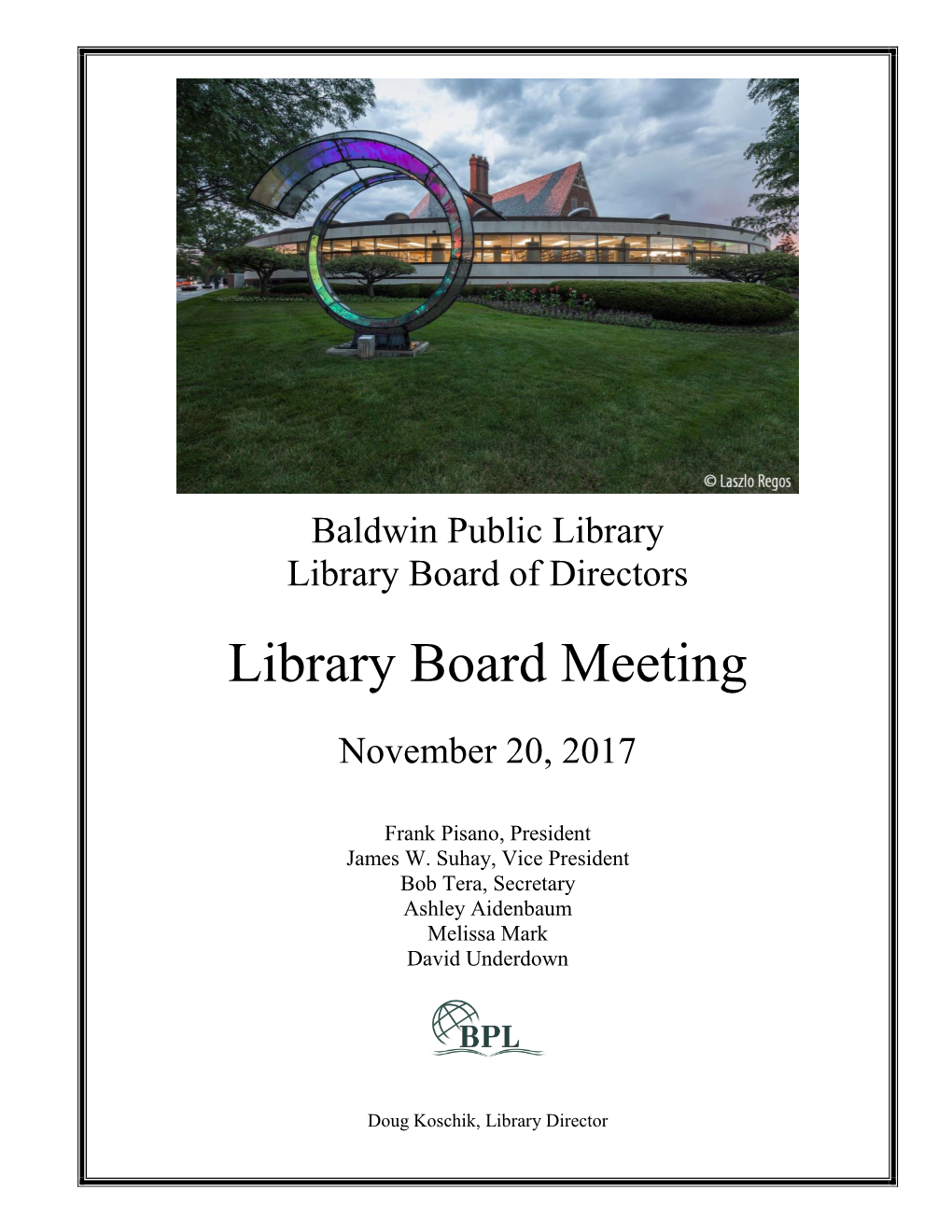 Library Board Meeting