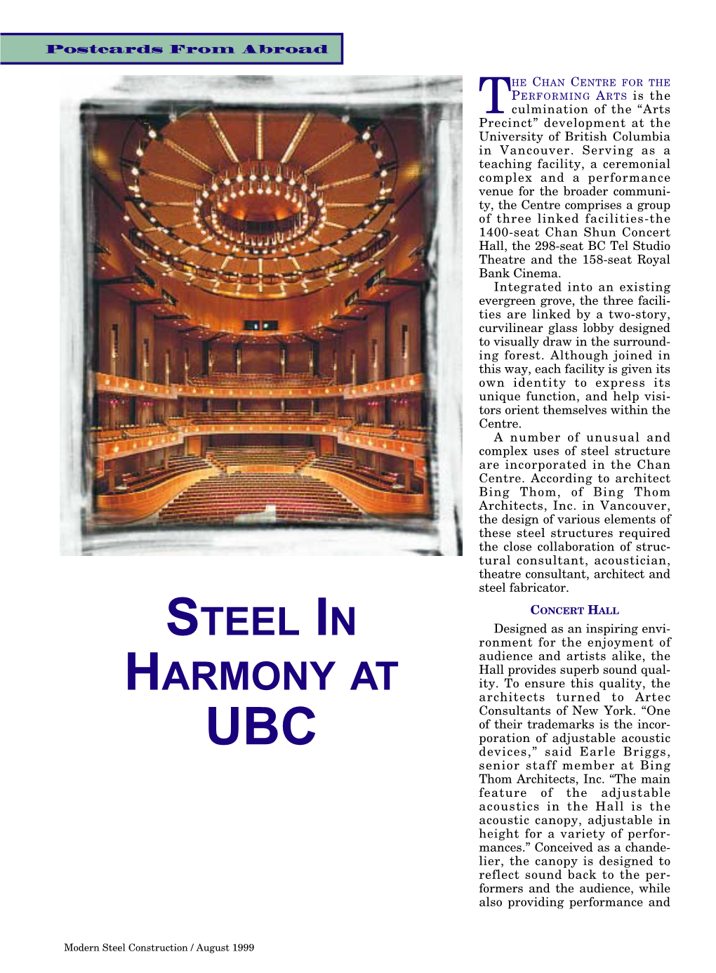 Steel in Harmony At