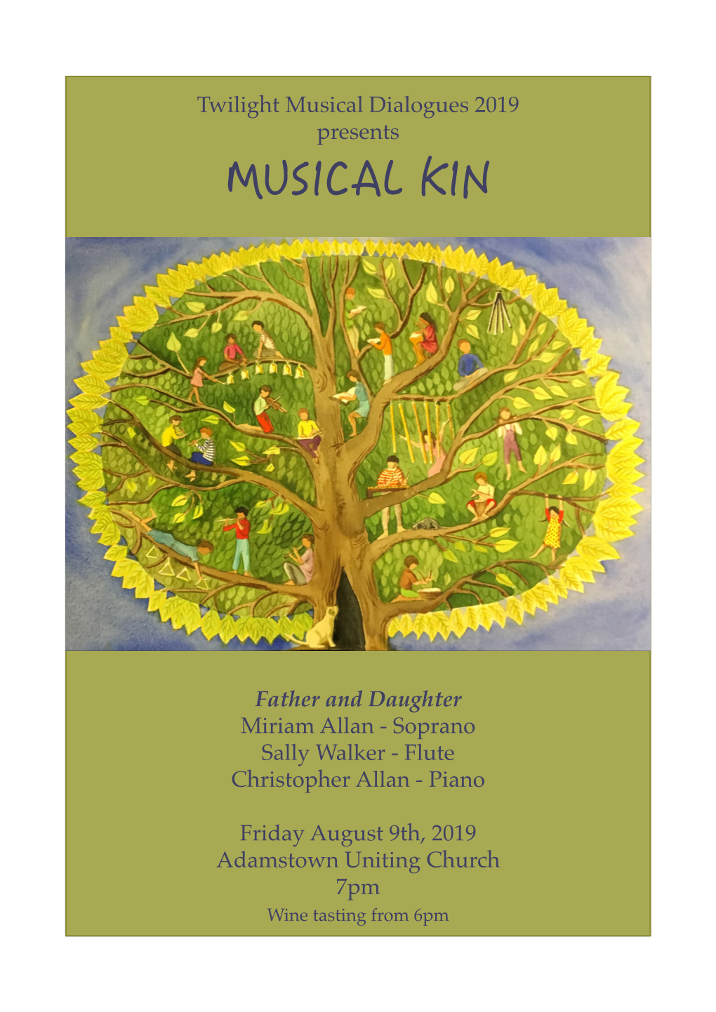 Twilight Musical Dialogues 2019 Presents Father and Daughter Miriam Allan