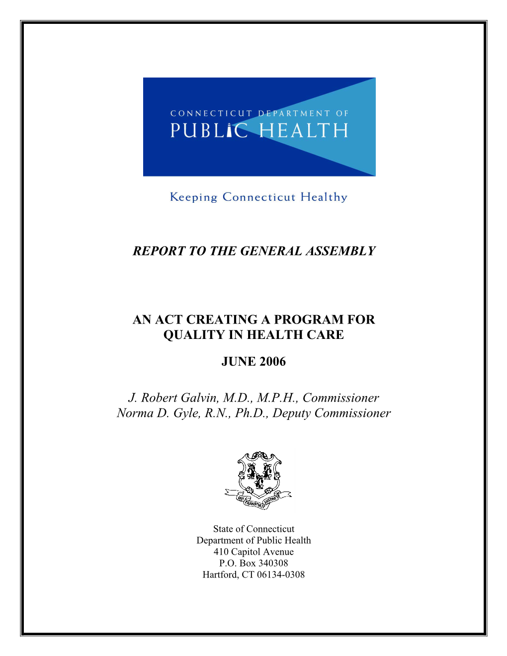 2006 June General Assembly Report