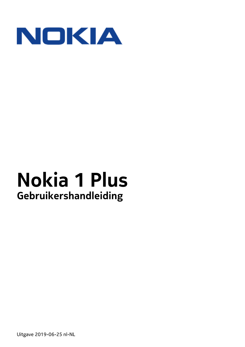 Nokia 1 Plus Gebruikershandleiding Pdfdisplaydoctitle=True Pdflang=Nl-NL