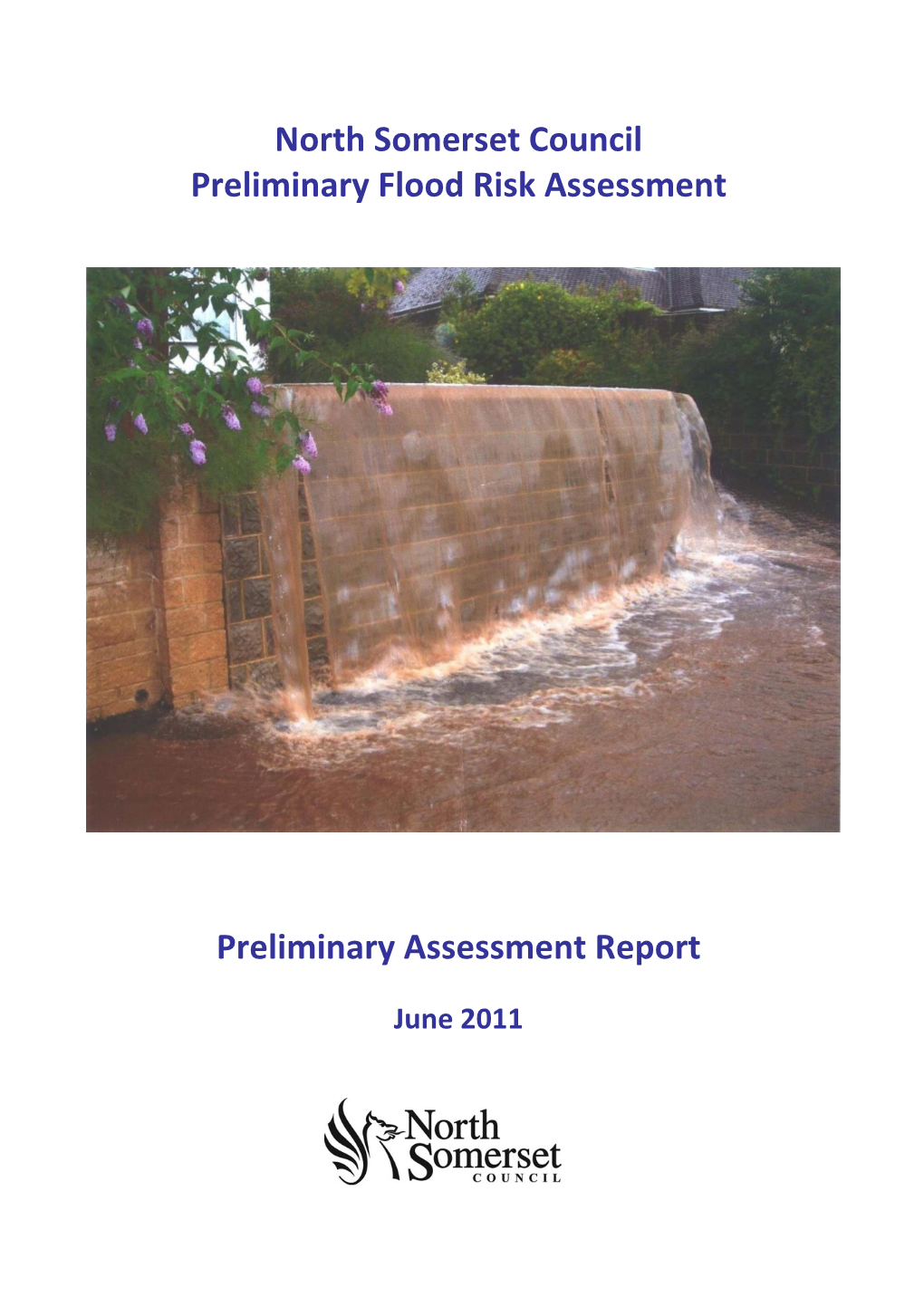 North Somerset Council Preliminary Flood Risk Assessment Preliminary Assessment Report