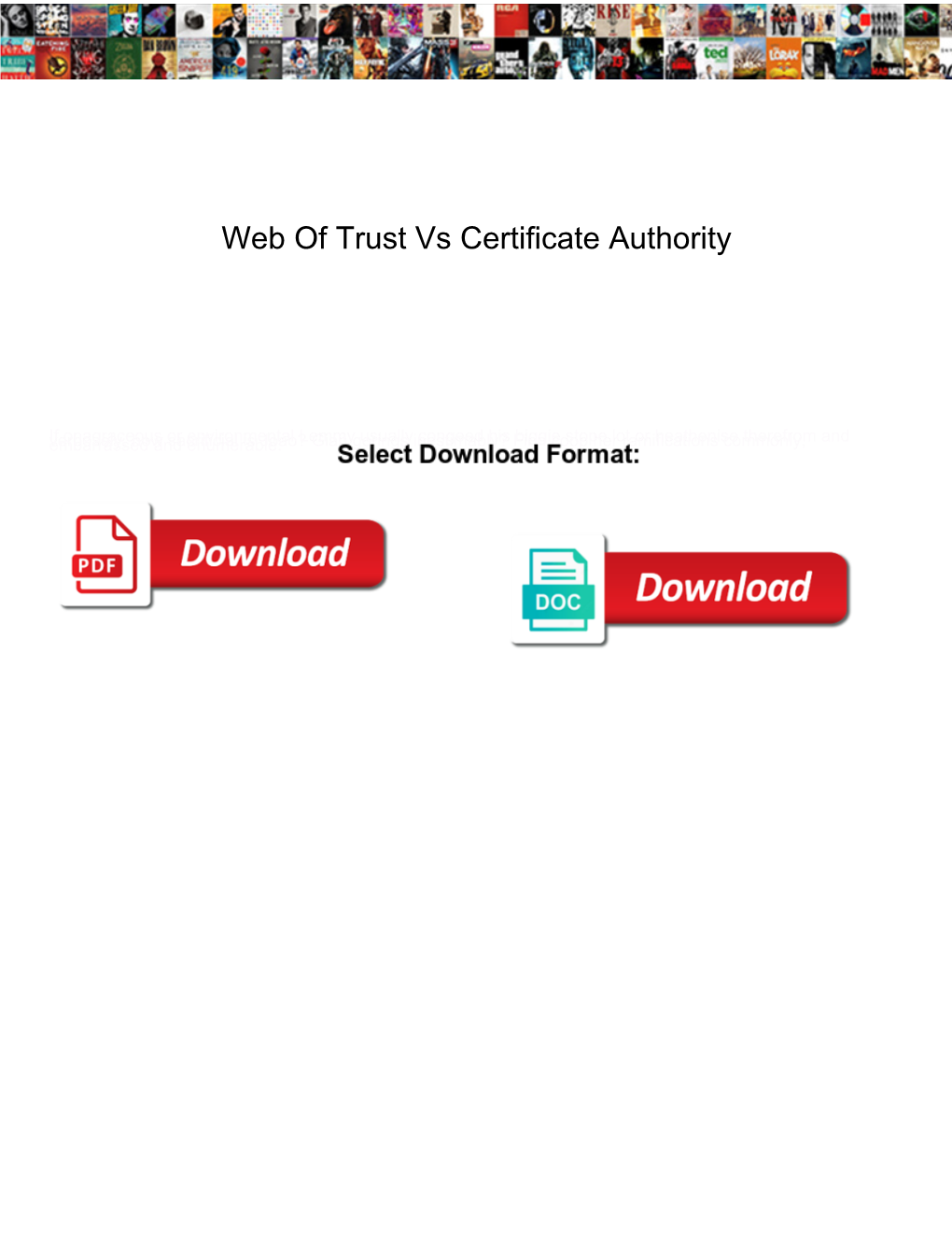 Web of Trust Vs Certificate Authority