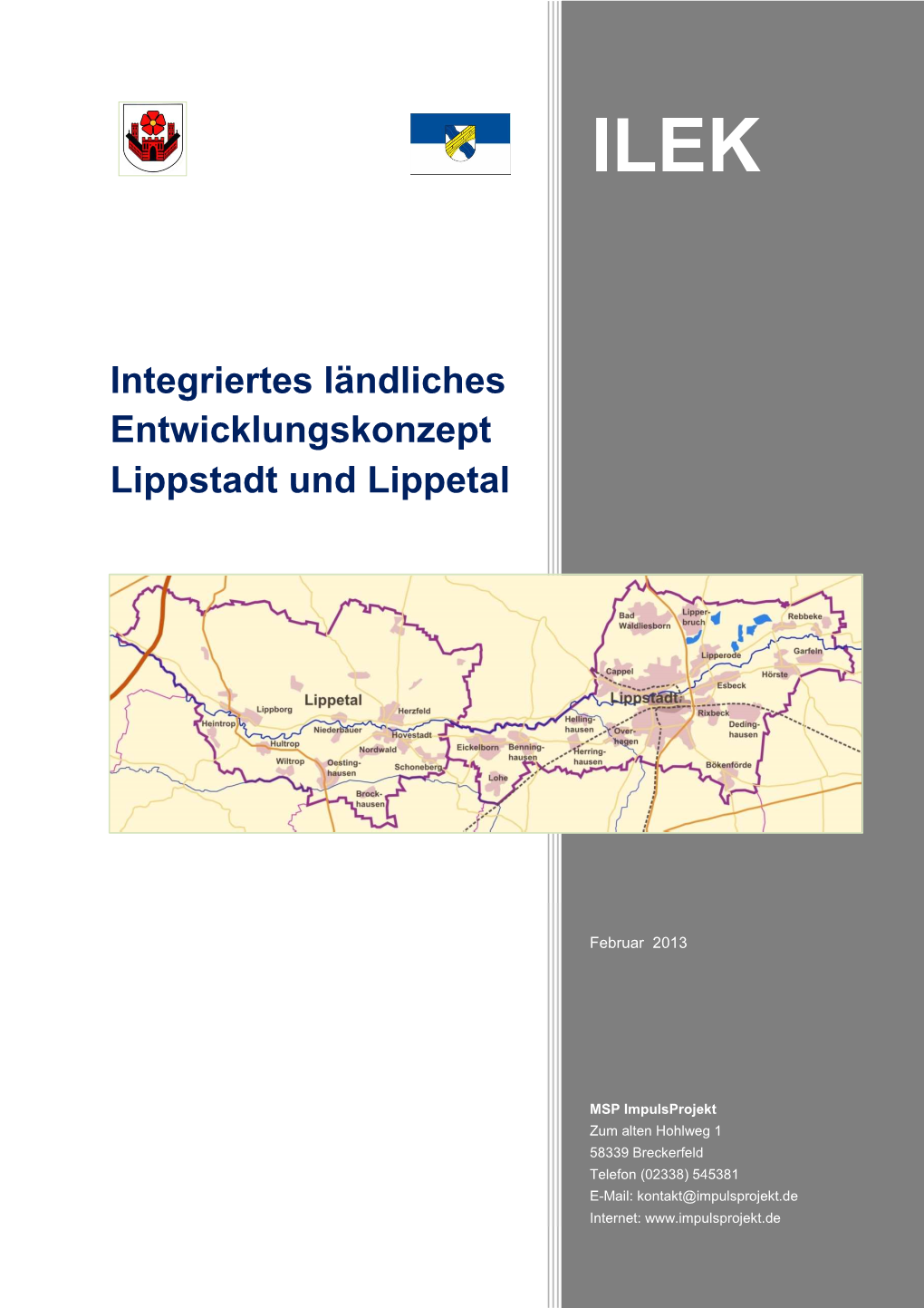 Integriertes Ländliches Entwicklungskonzept Lippstadt Und Lippetal