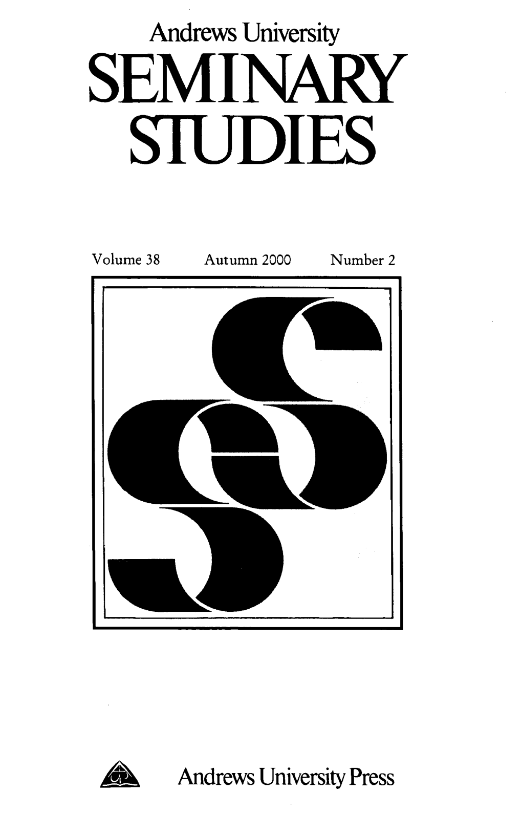 Andrews University Seminary Studies for 2000