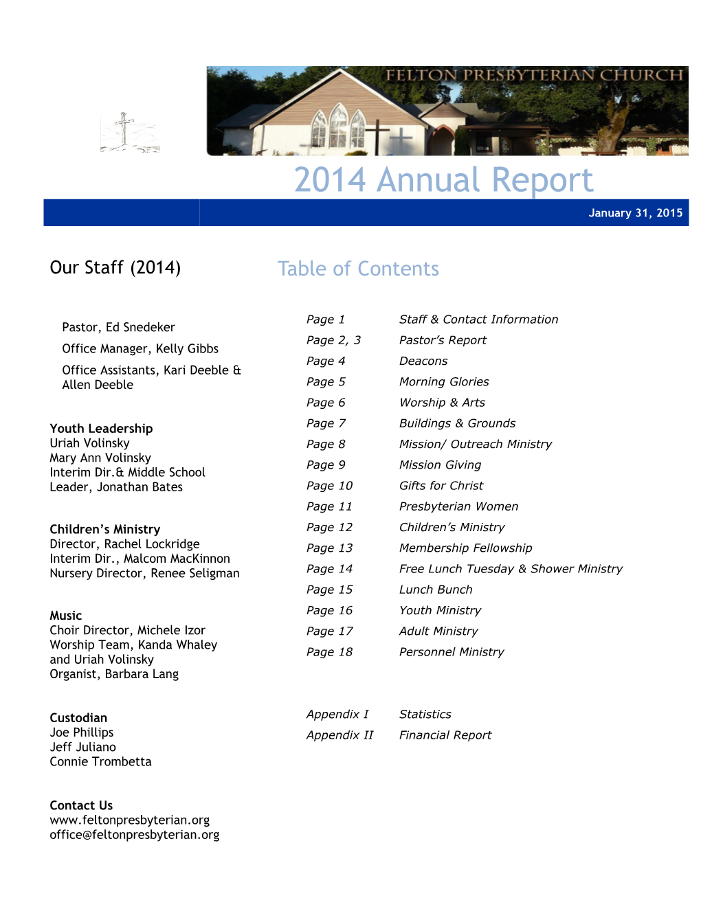 Table of Contents s314