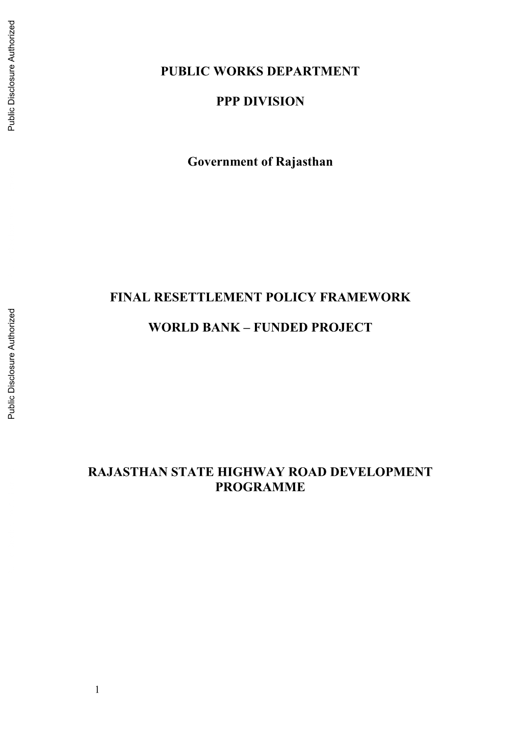 Summary of the Right to Fair Compensation and Transparency in Land Acquisition, Rehabilitation and Resettlement Act, 2013