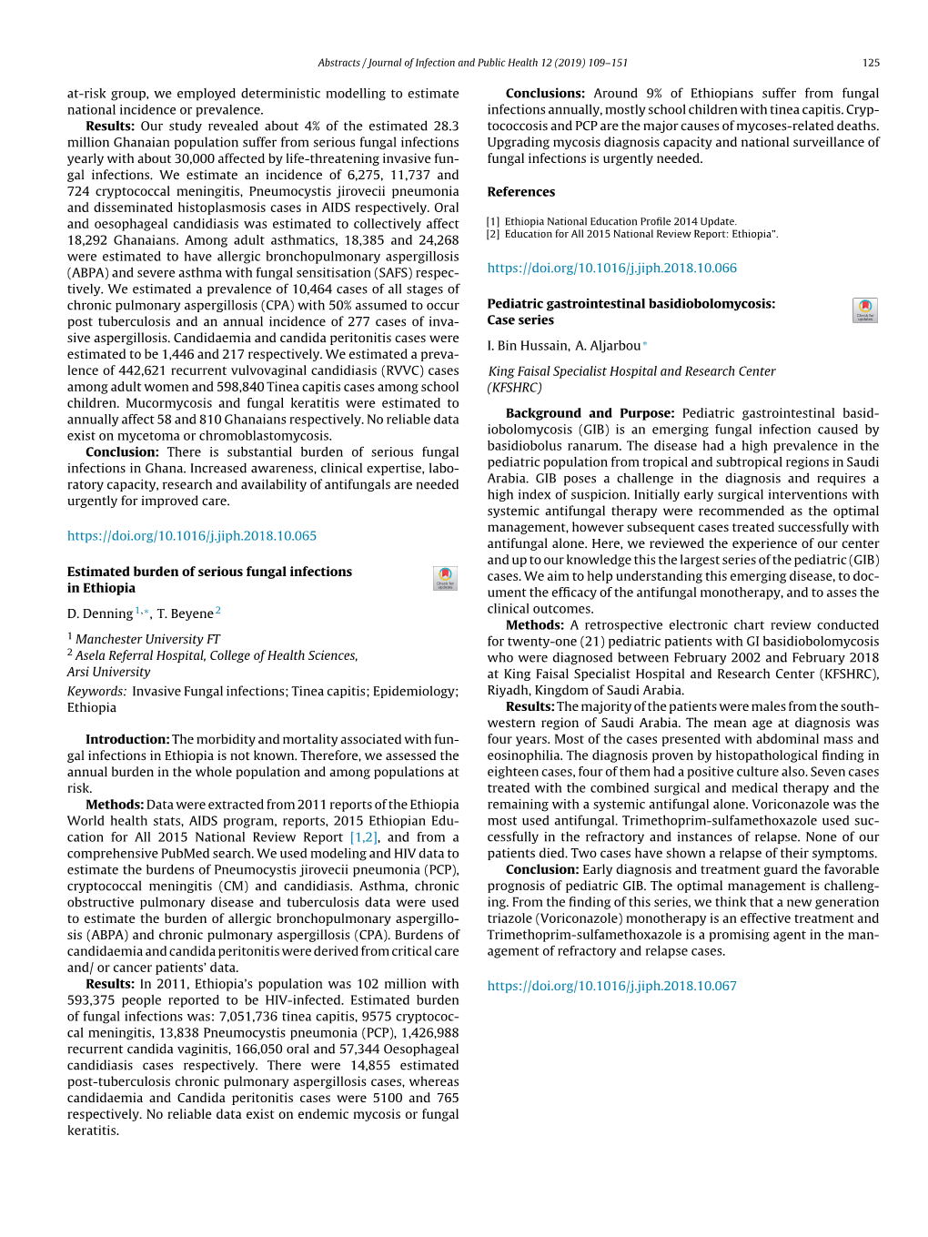 Pediatric Gastrointestinal Basidiobolomycosis: Case Series