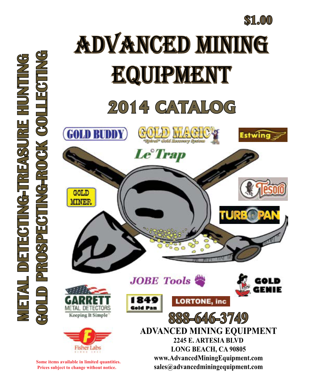 2014 Catalog Metal Detecting-Treasure Hunting Detecting-Treasure Metal