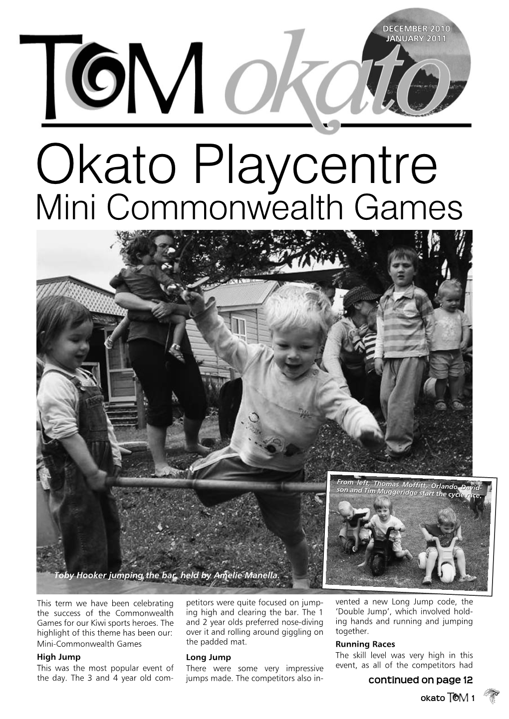 Okato Playcentre Mini Commonwealth Games