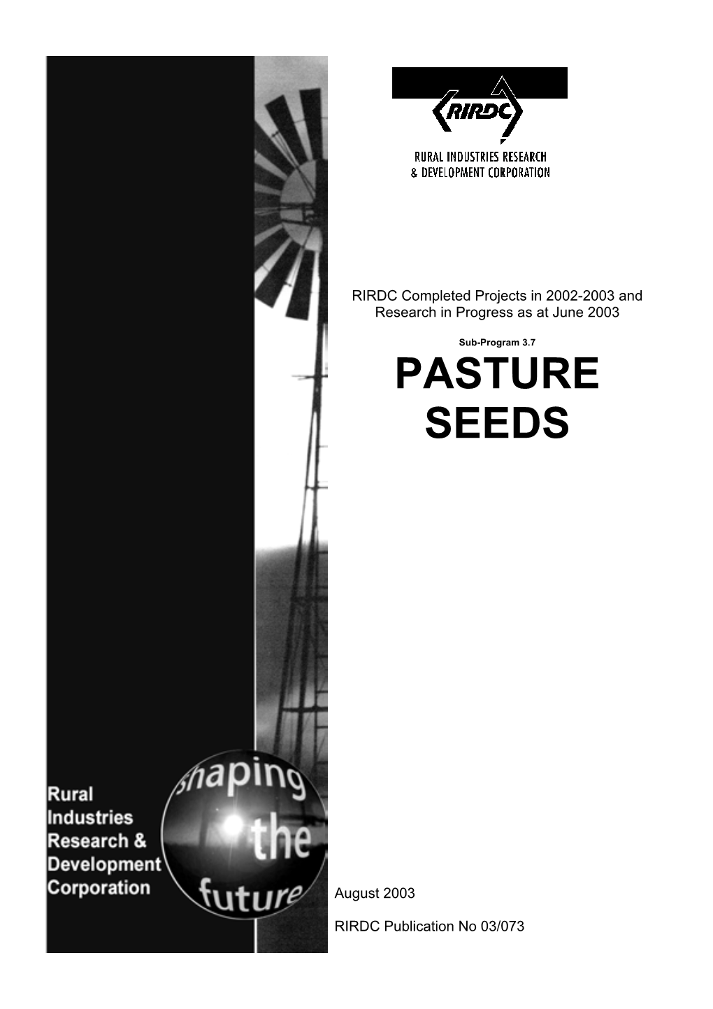 Pasture Seeds