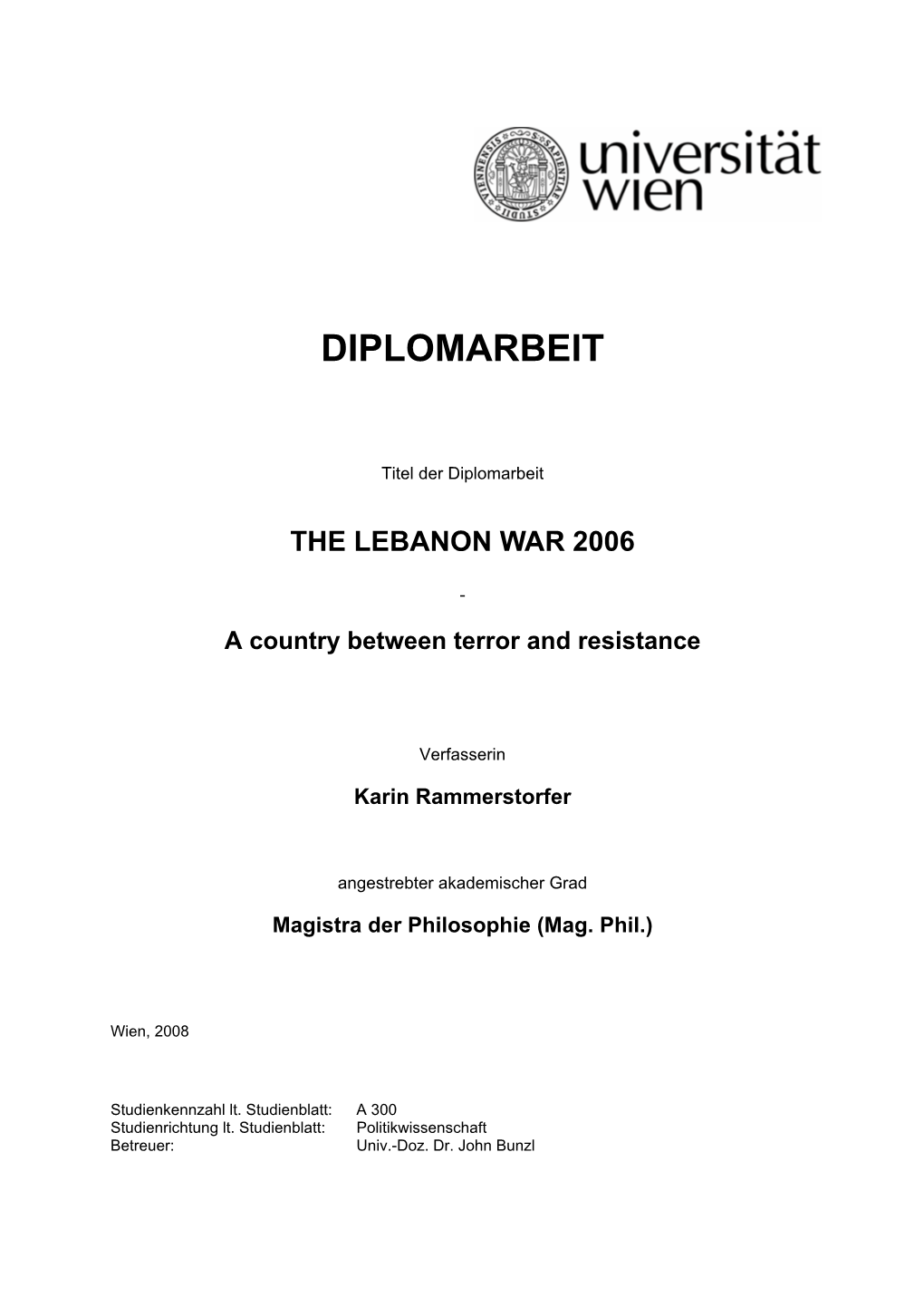 11. Reconstructing Lebanon