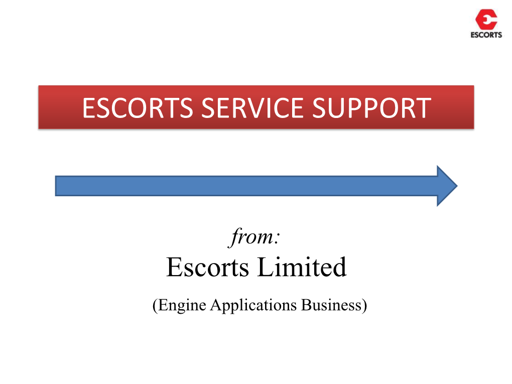 Escort Genset Dealers List