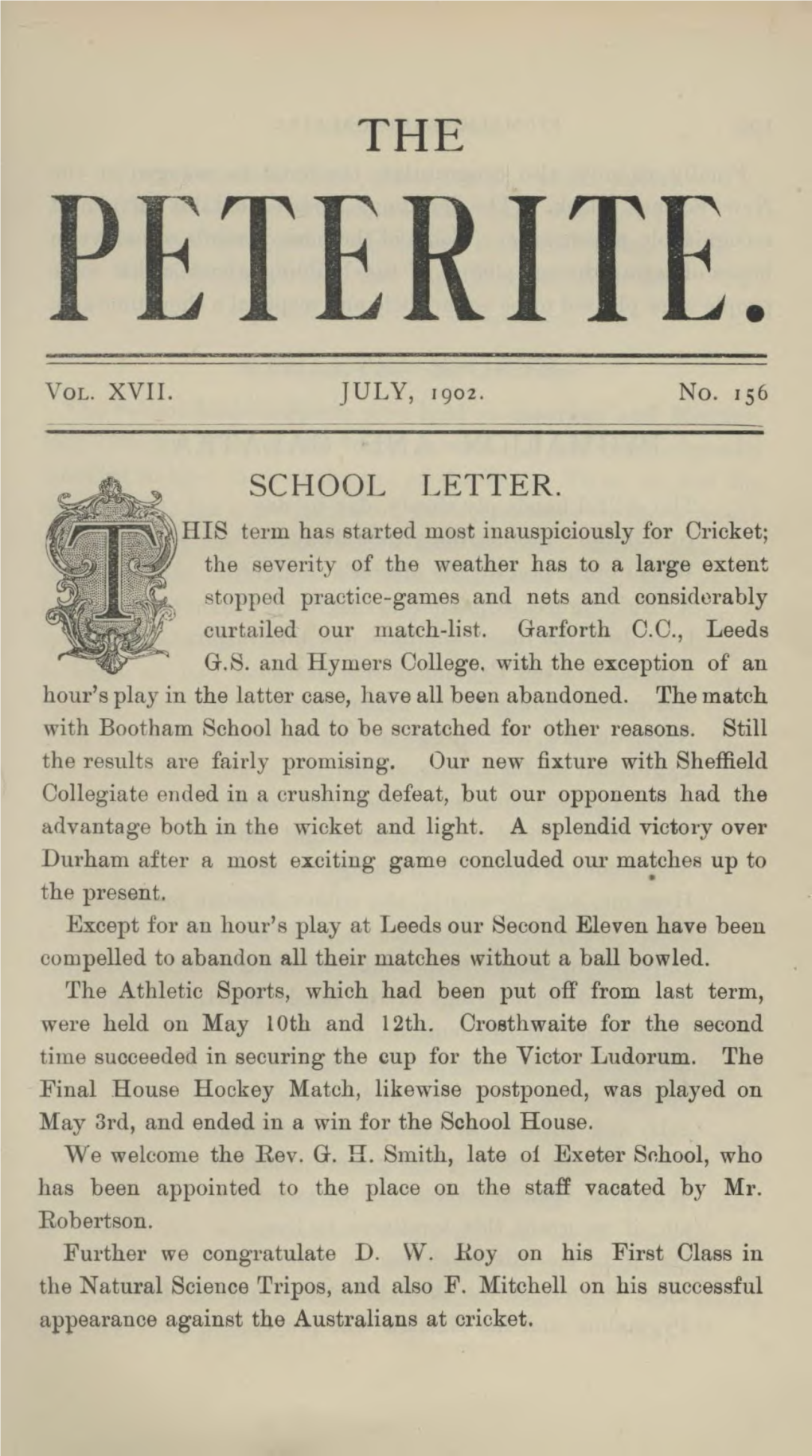 School Letter