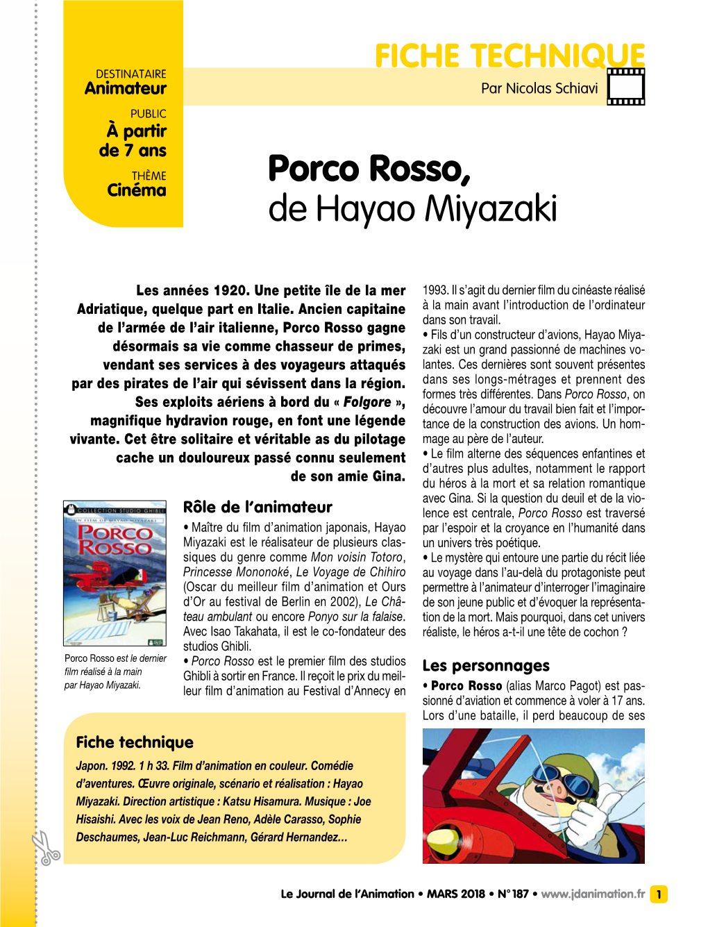 Porco Rosso, De Hayao Miyazaki