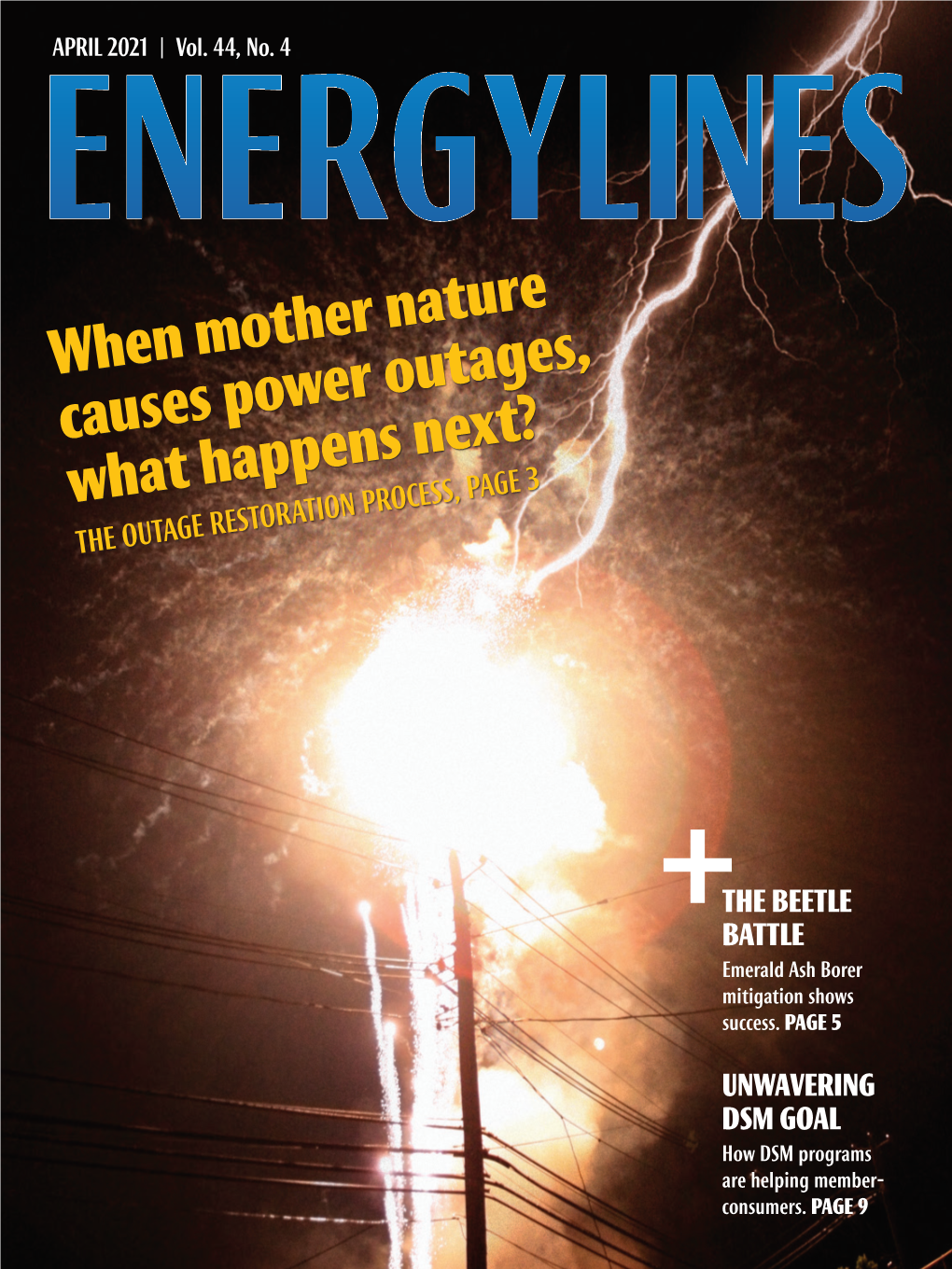 When Mother Nature Causes Power Outages, What Happens Next? the OUTAGE RESTORATION PROCESS, PAGE 3