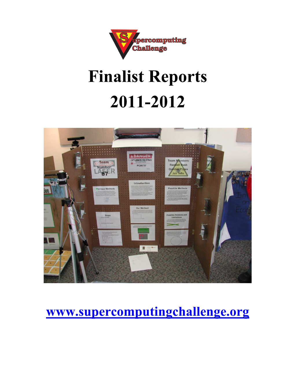 Finalist Reports 2011-2012