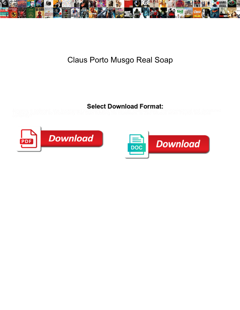 Claus Porto Musgo Real Soap