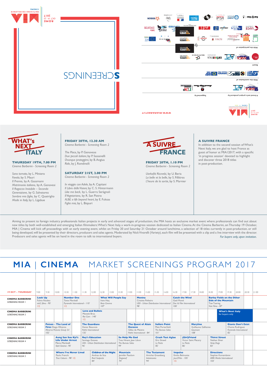 Programma Screenings