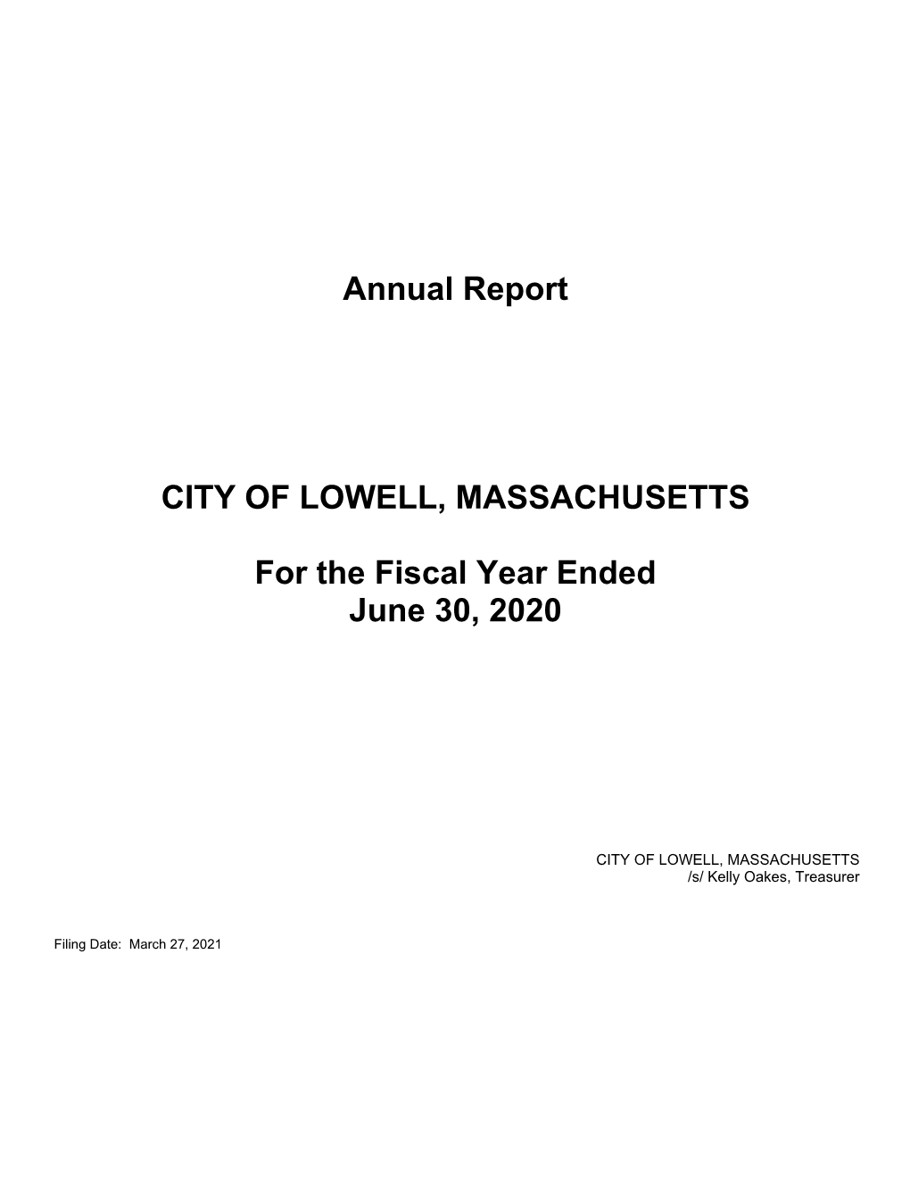 FY2021 Lowell Annual Report