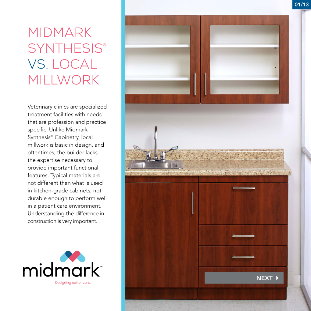 Midmark Synthesis® Vs. Local Millwork