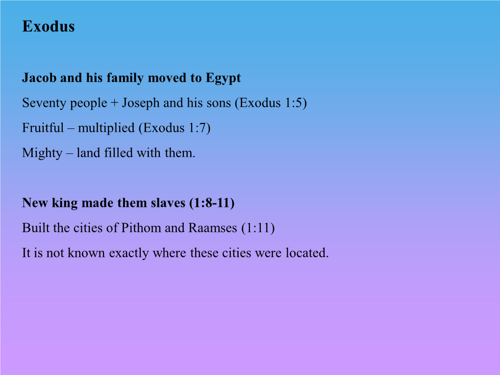 Pharoah of the Exodus (1492 BC)