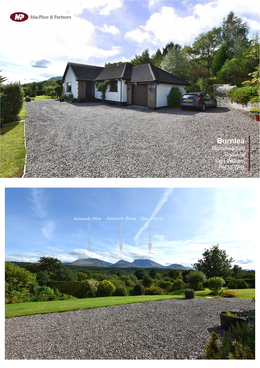 Burnlea Muirshearlich Banavie Fort William PH33 7PB Burnlea GUIDE PRICE: £340,000 Muirshearlich Banavie Fort William PH34 4EX