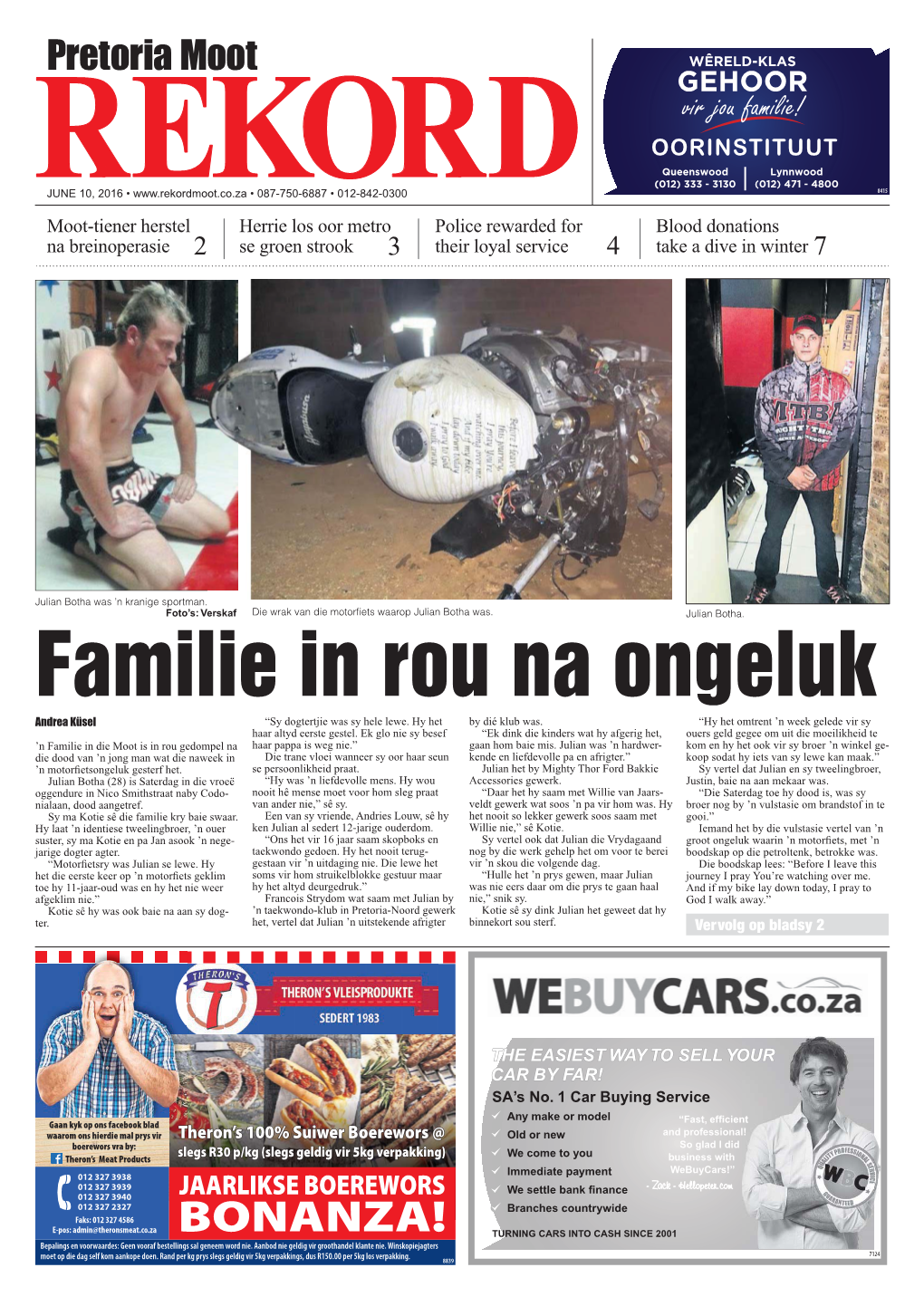 Familie in Rou Na Ongeluk Andrea Küsel “Sy Dogtertjie Was Sy Hele Lewe