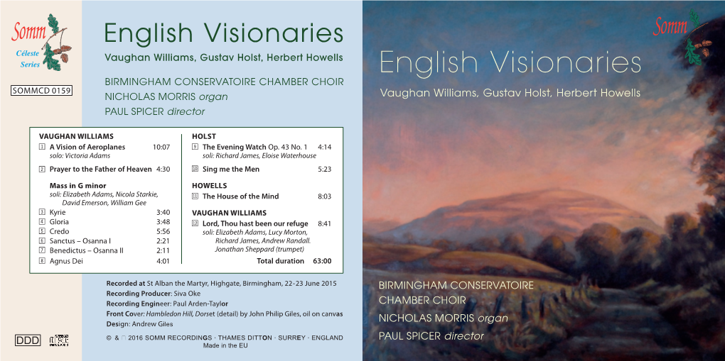 English Visionaries