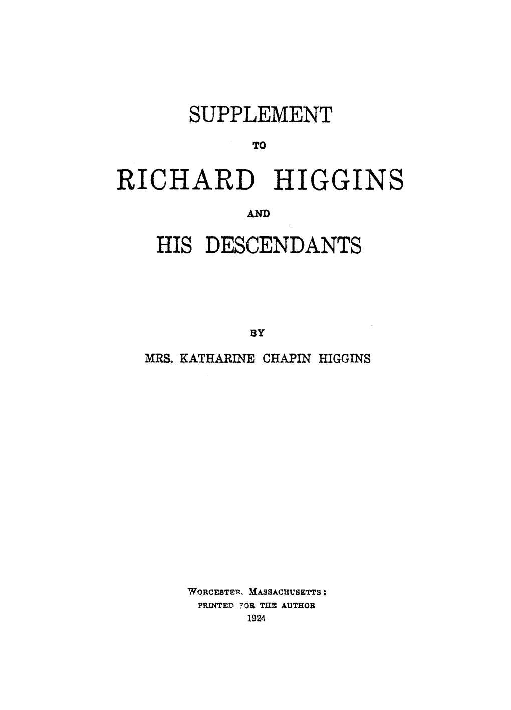 Richard Higgins