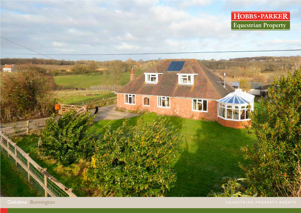 Oakdene Bonnington Equestrian Property Agents Equestrian Property Homes for Horses and Riders