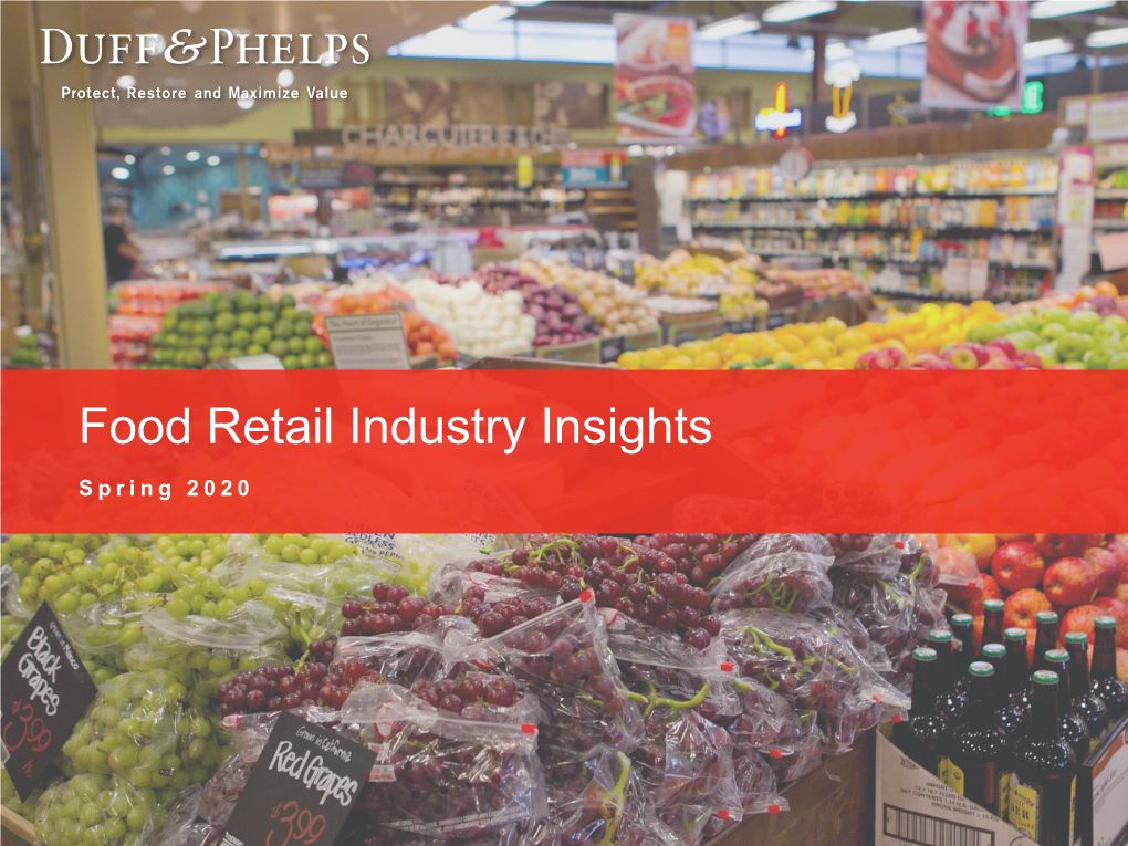 Food Retail Industry Insights