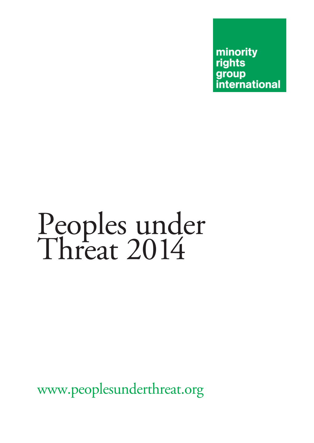Peoples Under Threat 2014 W