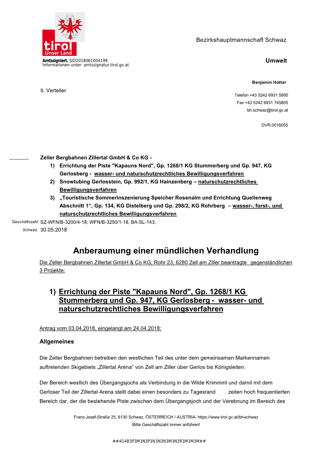 Standard-Dokumentvorlage Für Die Tiroler Landesregierung