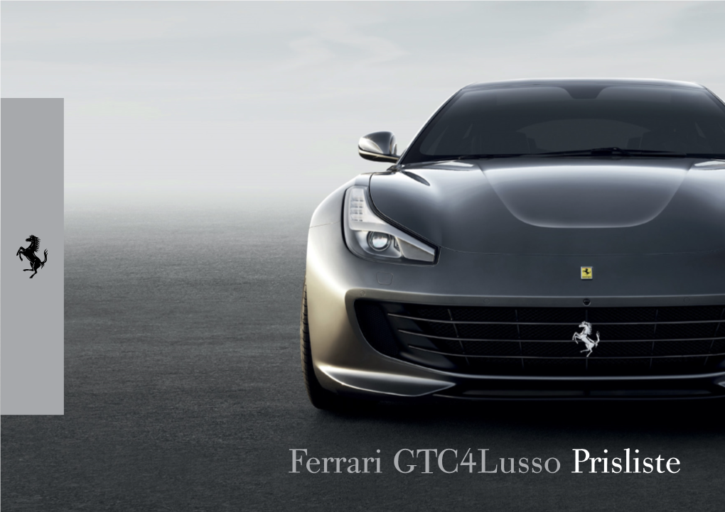 Ferrari Gtc4lusso Prisliste Indhold