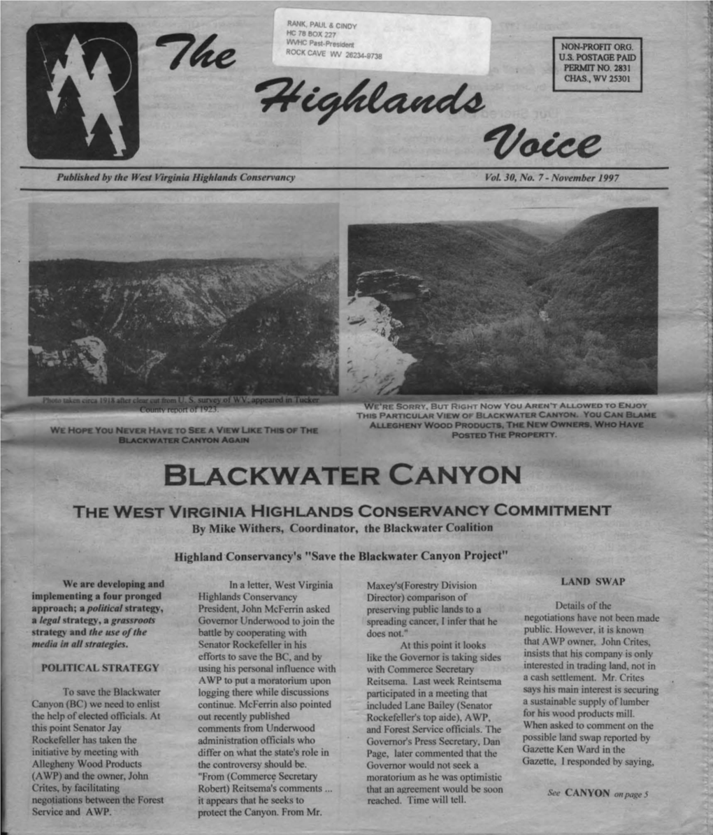 Blackwater Canyon