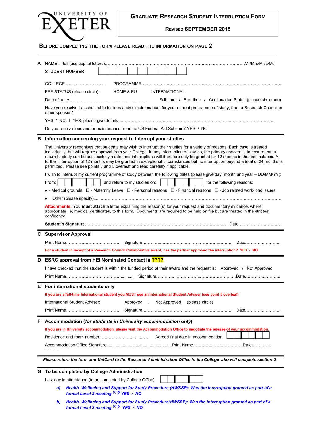 Undergraduate/Pgce Withdrawal Process s1