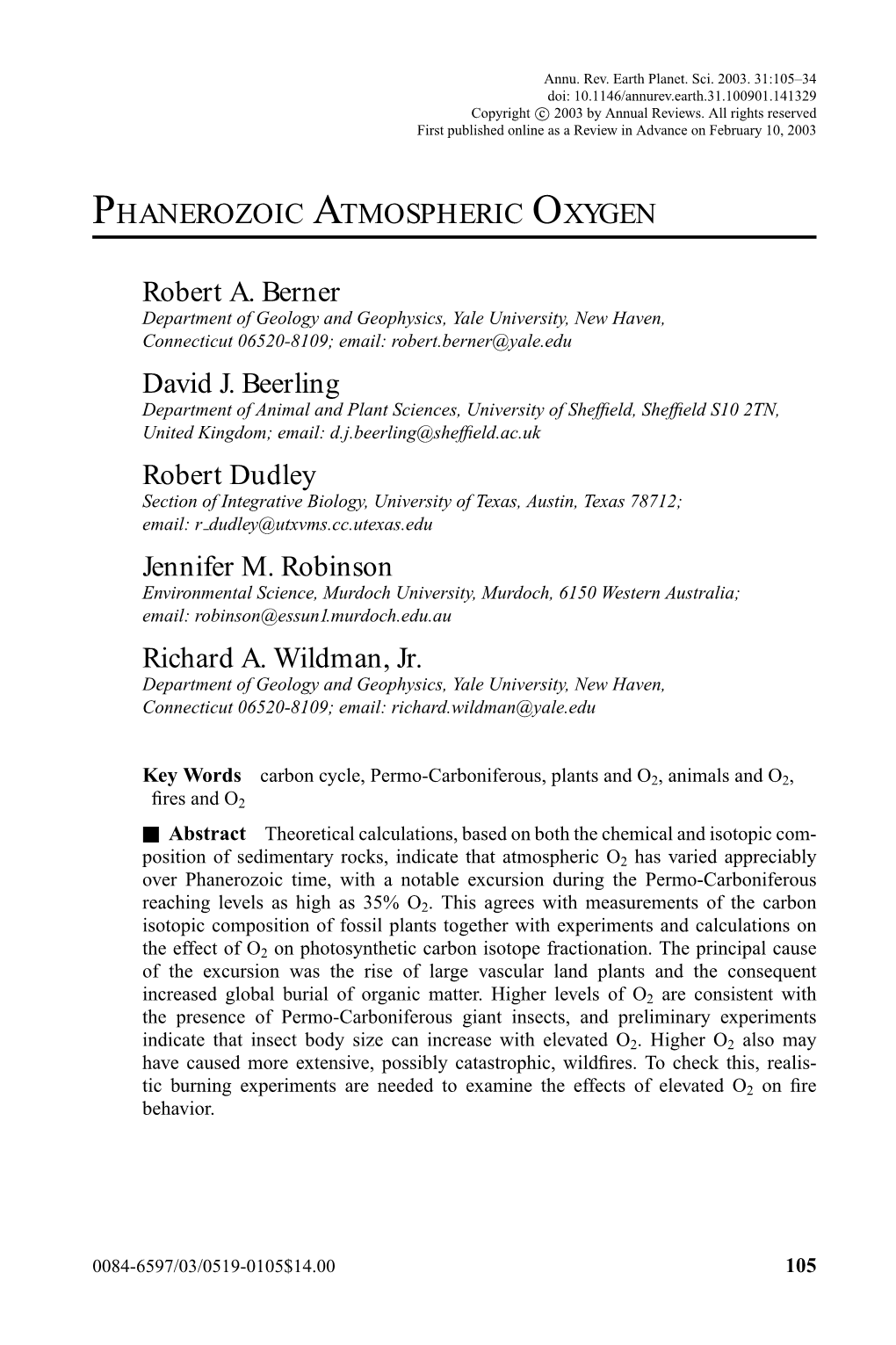 Berner, Beerling Et Al (2003).Pdf