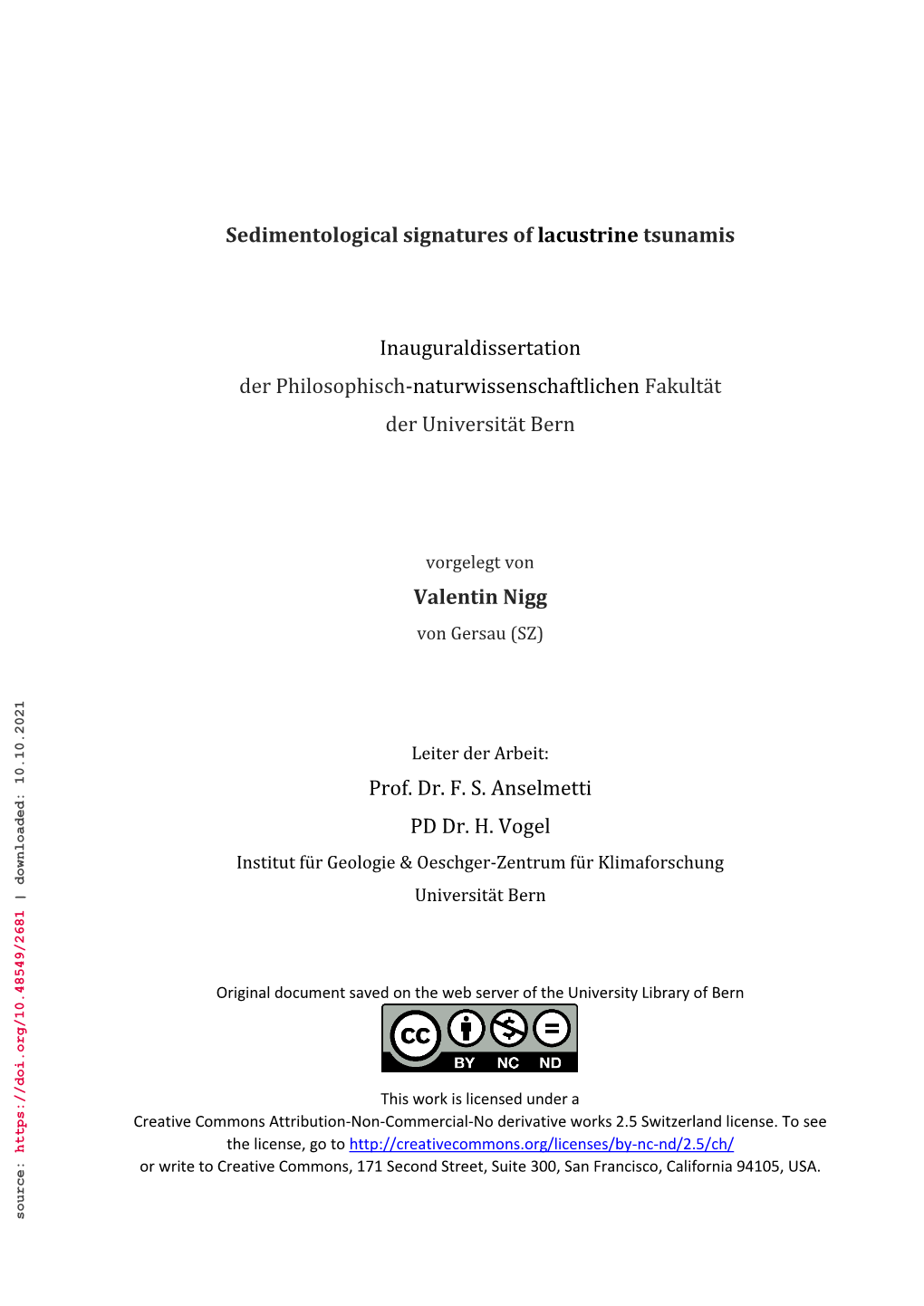 Sedimentological Signatures of Lacustrine Tsunamis